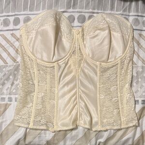 Dominique Cream Lace Corset